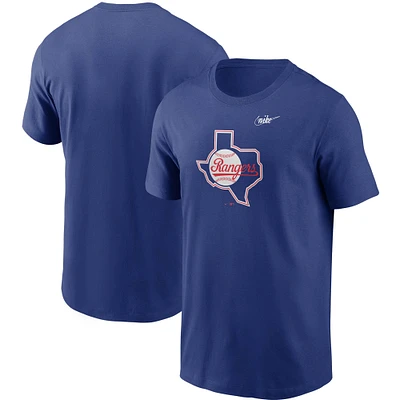 T-shirt Nike Royal Texas Rangers Team Legend Performance avec grand logo pour homme