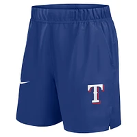 Men's Nike Royal Texas Rangers Woven Victory Performance Shorts