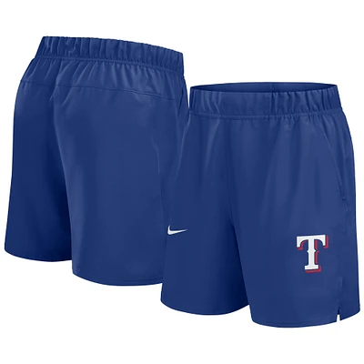 Men's Nike Royal Texas Rangers Woven Victory Performance Shorts