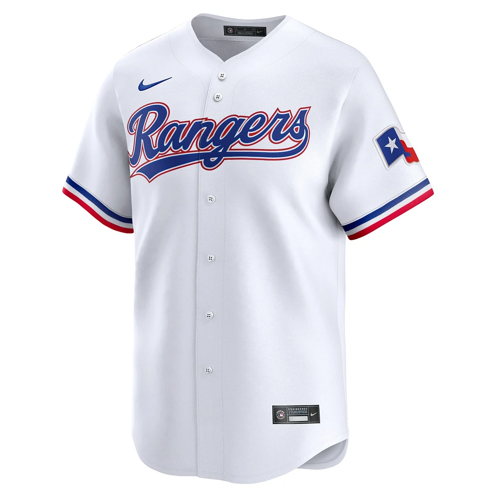 Men's Nike  White Texas Rangers 2024 Jackie Robinson Day Home Limited Jersey