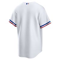 Men's Nike White Texas Rangers Home Blank Replica Jersey