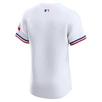 Maillot Nike Texas Rangers Domicile Elite pour homme, blanc