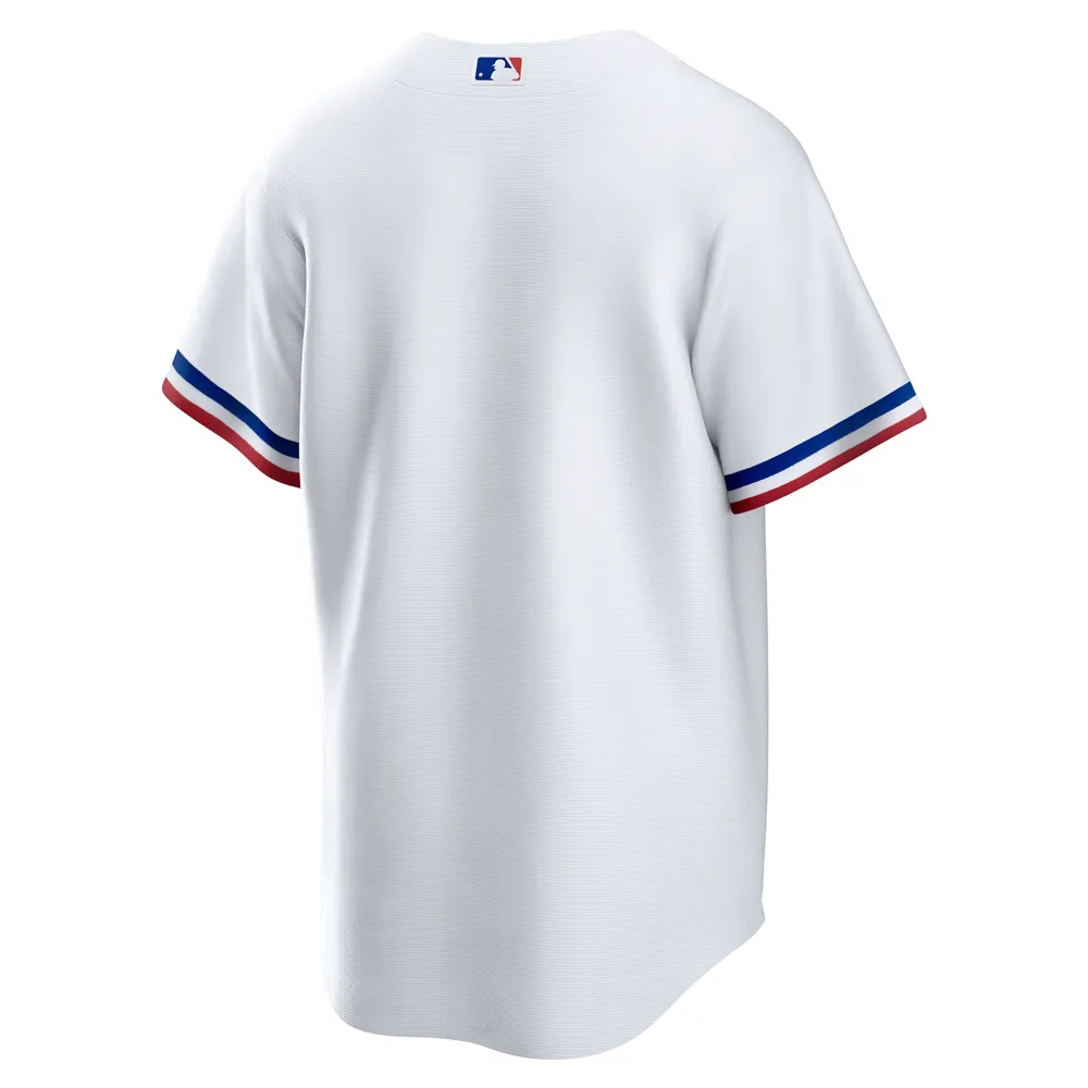 Youth Nike White Texas Rangers Home 2020 Replica Team Jersey