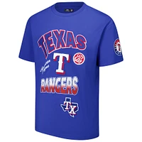 Men's Pro Standard Royal Texas Rangers Turn It Up Dropped Shoulder T-Shirt