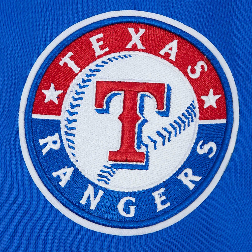 Men's Pro Standard Royal Texas Rangers Turn It Up Dropped Shoulder T-Shirt