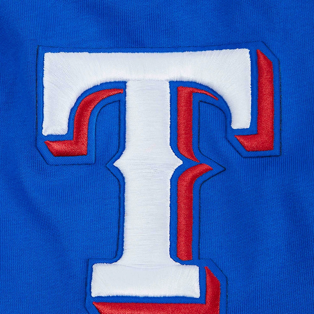 Men's Pro Standard Royal Texas Rangers Turn It Up Dropped Shoulder T-Shirt