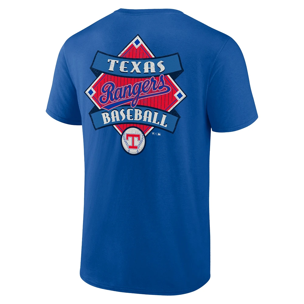 Men's Profile Royal Texas Rangers Big & Tall Field Play T-Shirt