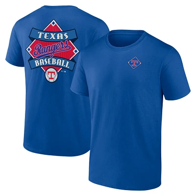 T-shirt pour hommes Profile Royal Texas Rangers Big & Tall Field Play