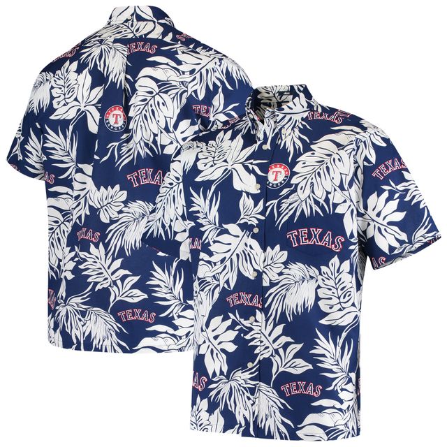 Chemise boutonnée Aloha des Texas Rangers Reyn Spooner pour homme, bleu marine