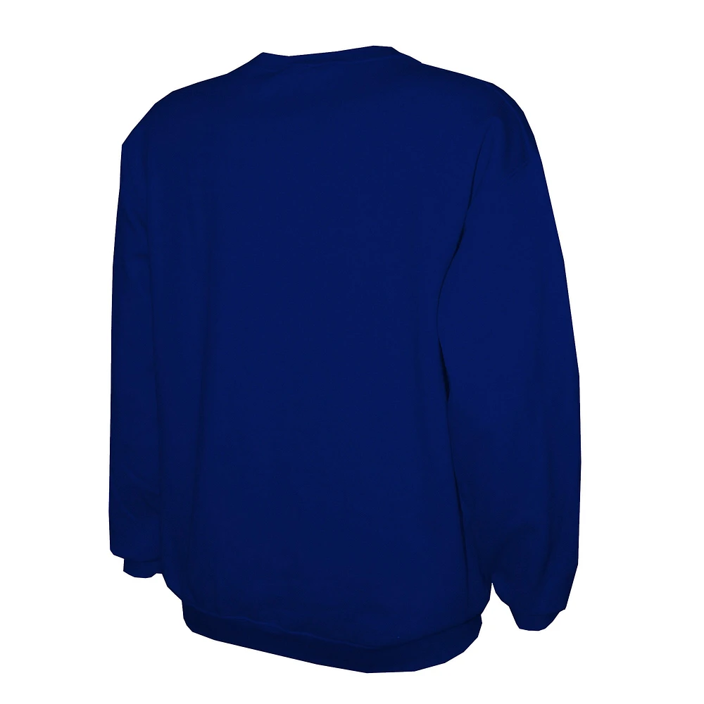 Sweat-shirt ras du cou léger Stitches Royal Texas Rangers pour homme