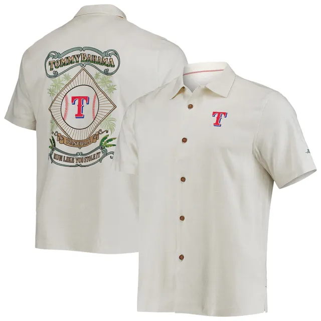 Tommy Bahama Men's Baseball Run Like You Stole It Silk Camp Shirt