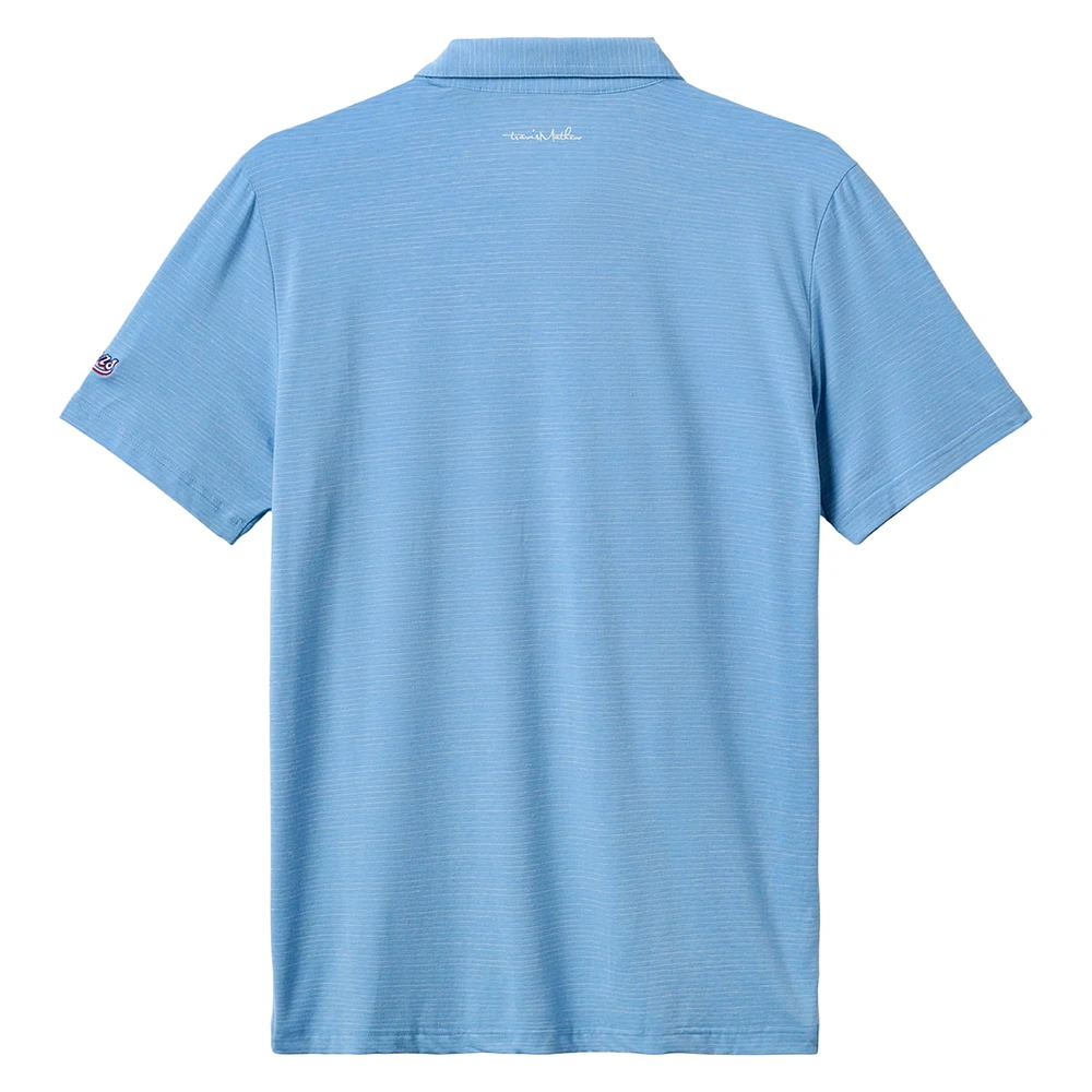 Men's TravisMathew Light Blue Texas Rangers The Heater Polo