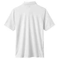 Polo blanc Top Recruit des Texas Rangers pour homme TravisMathew