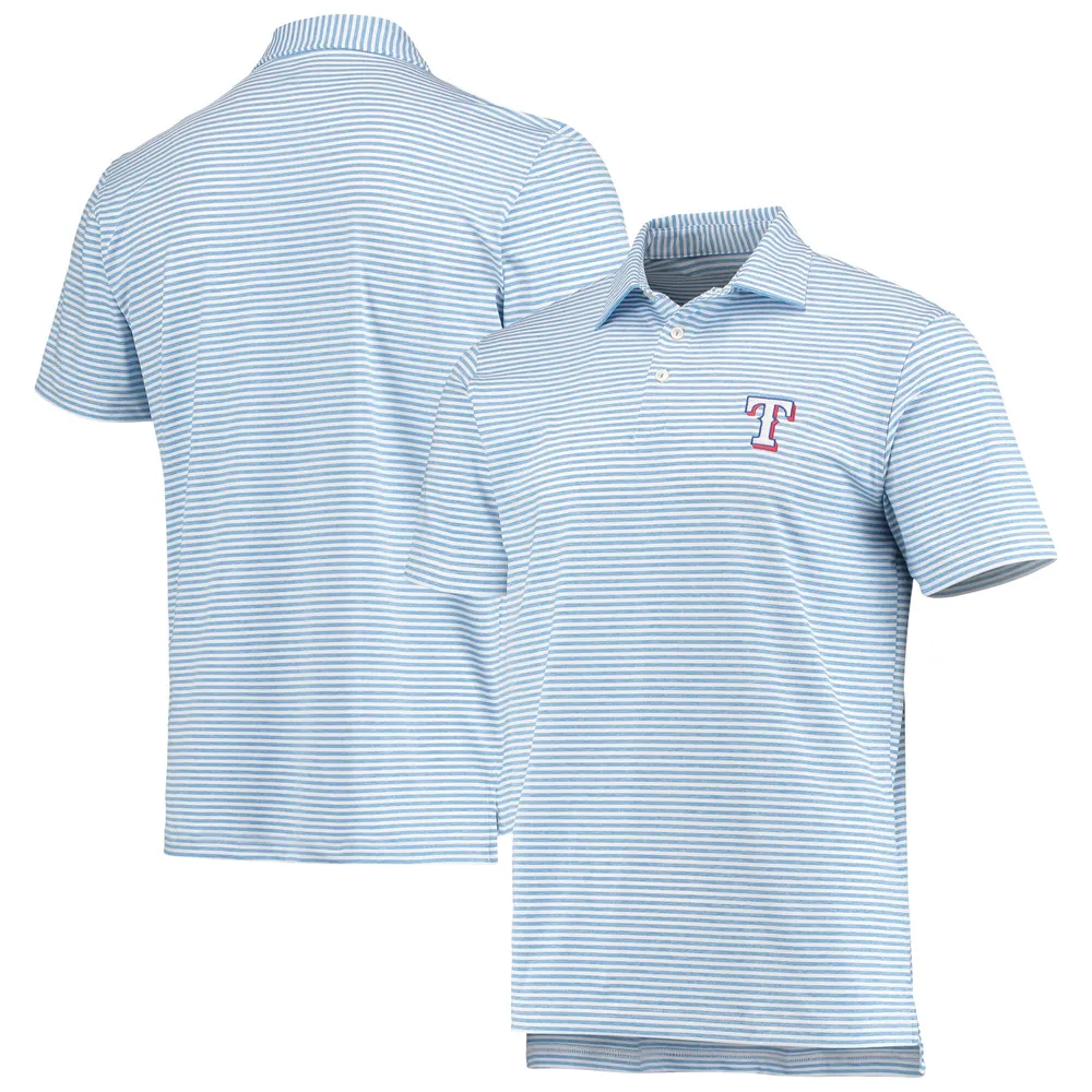 Lids Texas Rangers Vineyard Vines Heathered Winstead Sankaty Polo - Light  Blue