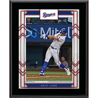 Nathaniel Lowe Texas Rangers Framed 10.5" x 13" Sublimated Player Plaque
