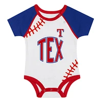Ensemble body noué, bob et chaussons Texas Rangers pour nouveau-né bébé