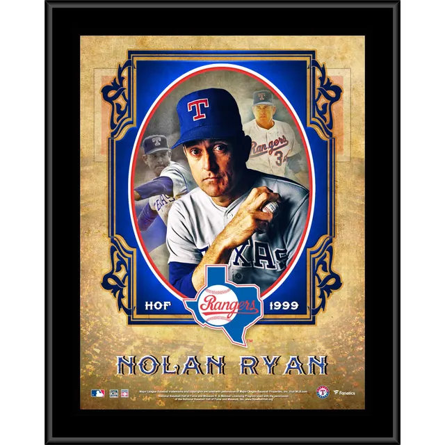 Lids Nolan Ryan Texas Rangers Fanatics Authentic 12 x 15 Hall of