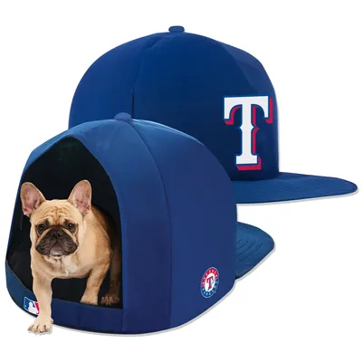 Texas Rangers Plush Pet Nap Cap Dog Bed - Royal