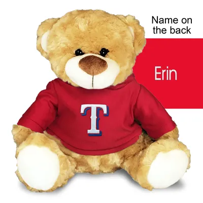 Texas Rangers 10'' Personalized Plush Bear