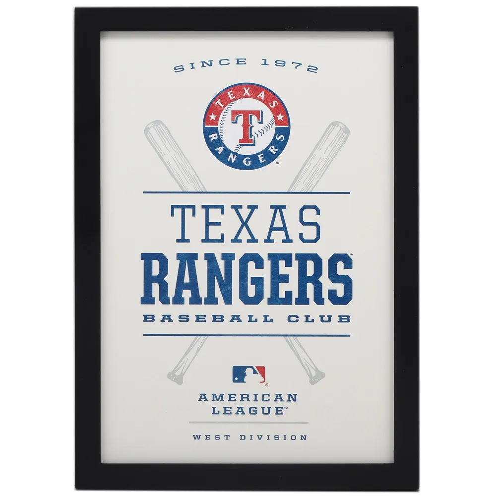 Texas Rangers 12'' Sugar Skull Circle Sign