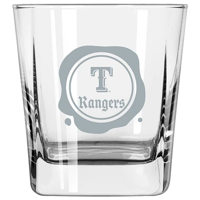 Rangers du Texas 14 oz. Tampon Frost Verre Old Fashioned