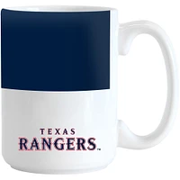 Rangers du Texas 15 oz. Tasse à blocs de couleurs