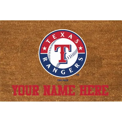 Texas Rangers 23'' x 35'' Personalized Door Mat