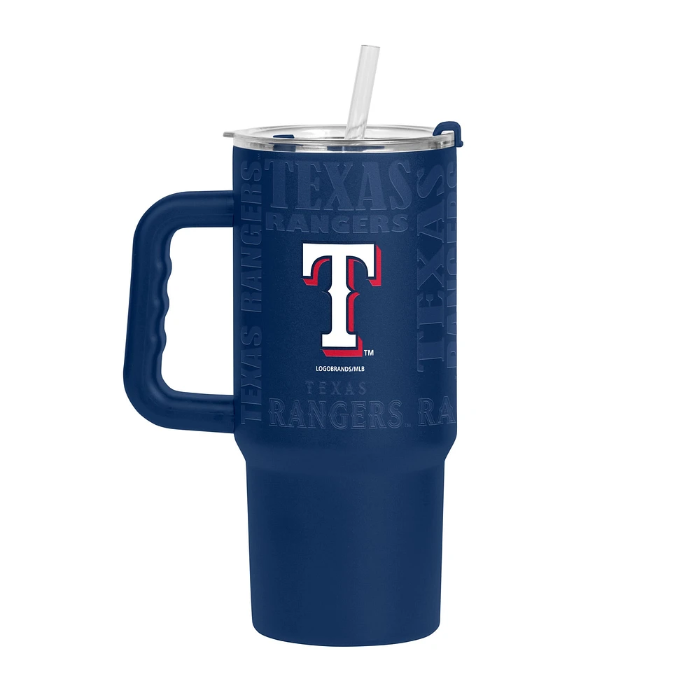 Gobelet à revêtement en poudre Replay de 24 oz des Texas Rangers