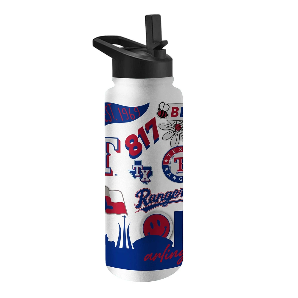 Rangers du Texas 34 oz. Bouteille Quencher native