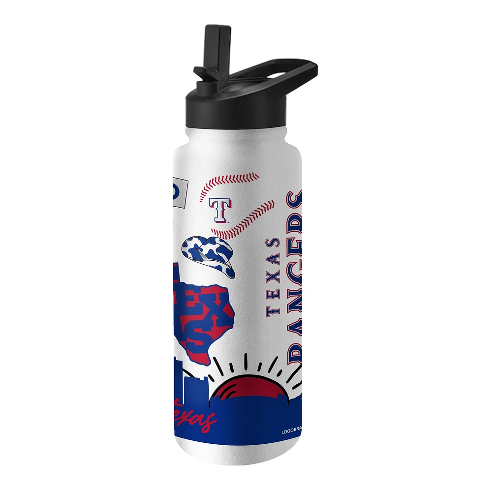 Rangers du Texas 34 oz. Bouteille Quencher native