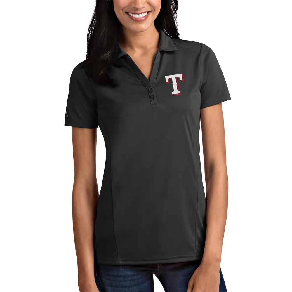 Women's Fanatics Branded Gray Texas Rangers Official Logo V-Neck T-Shirt Size: Large