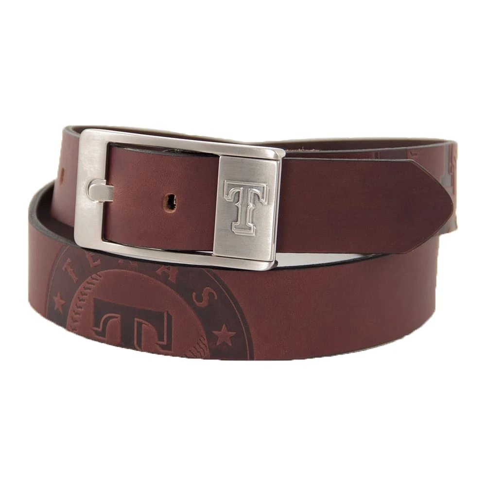 Ceinture en cuir Brandish des Rangers du Texas - Marron