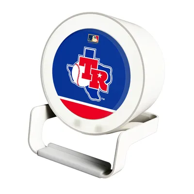 Texas Rangers Cooperstown Team Logo Night Light Charger with Bluetooth Speaker