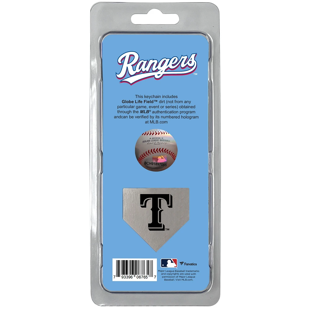 Texas Rangers - Rempli de terre utilisée lors d'un match à domicile