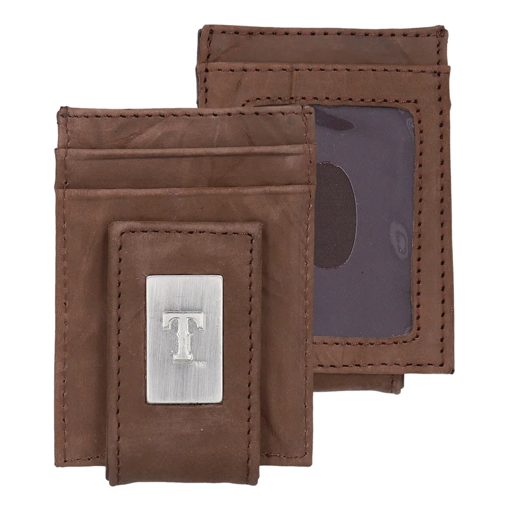 Texas Rangers Leather Front Pocket Wallet