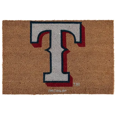 Texas Rangers Logo 20'' x 30'' Coir Doormat