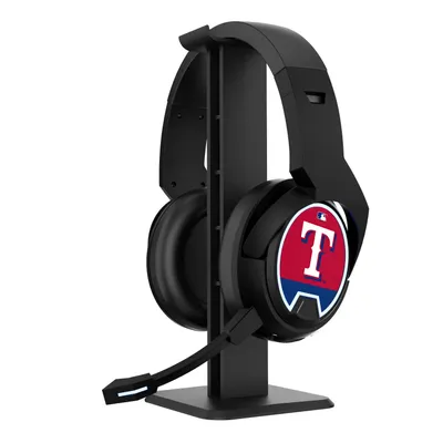 Texas Rangers Logo Wireless Bluetooth Gaming Headphones & Stand