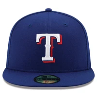 Texas Rangers New Era Game Authentic Collection On-Field 59FIFTY - Fitted Hat Royal