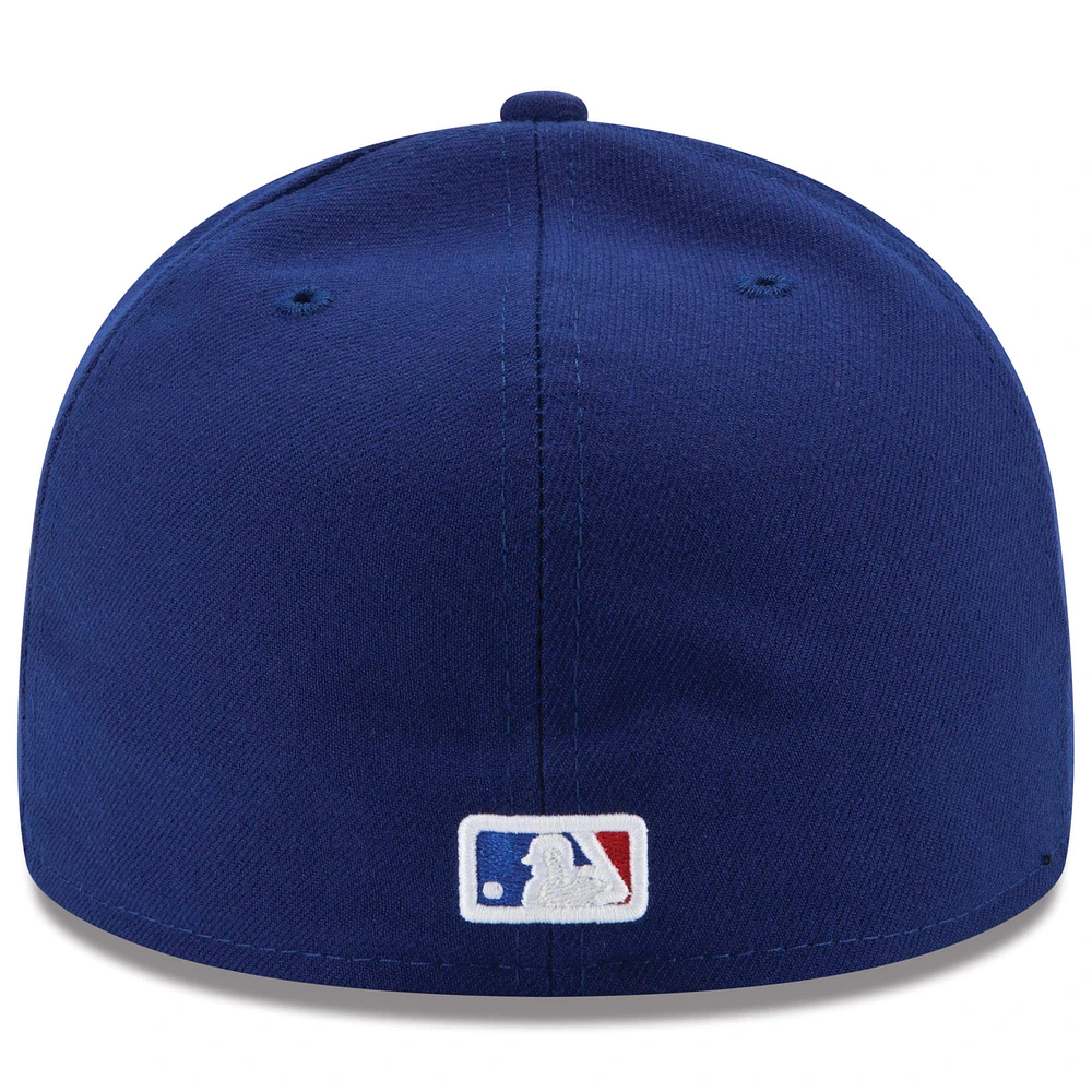 Texas Rangers New Era Game Authentic Collection On-Field 59FIFTY - Casquette ajustée Royal