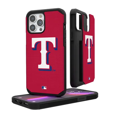 Texas Rangers iPhone Solid Design Rugged Case - Red