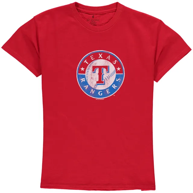 Men's Majestic Royal/Red Texas Rangers Authentic Collection On-Field  3/4-Sleeve Batting Practice Jersey 
