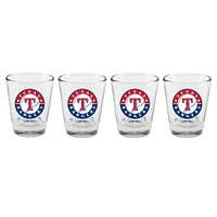 The Memory Company Texas Rangers 4-Pack 2oz. Ensemble de verres à shot