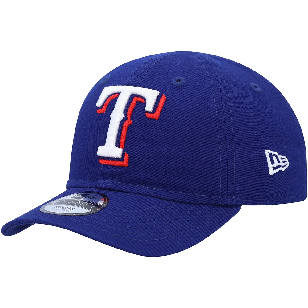 Casquette réglable New Era Royal Texas Rangers Team 9TWENTY pour tout-petit