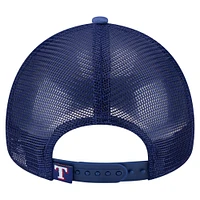 Toddler New Era  White/Royal Texas Rangers Painted A-Frame 9FORTY Trucker Adjustable Hat