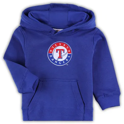 Men's Antigua Light Blue Texas Rangers Victory Pullover Team Logo Hoodie Size: Medium