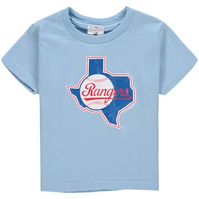 Texas Rangers Youth Distressed Logo T-Shirt - Red