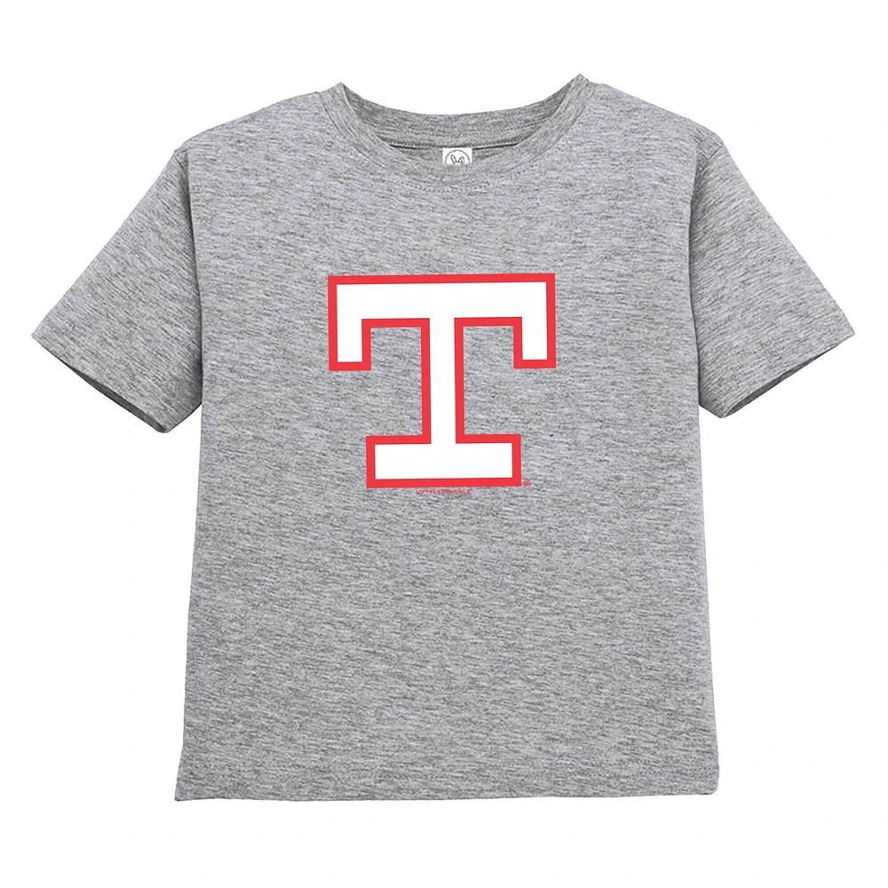 Ensemble de deux t-shirts pour tout-petits, doux comme un raisin, collection Cooperstown, Royal/Gris Texas Rangers