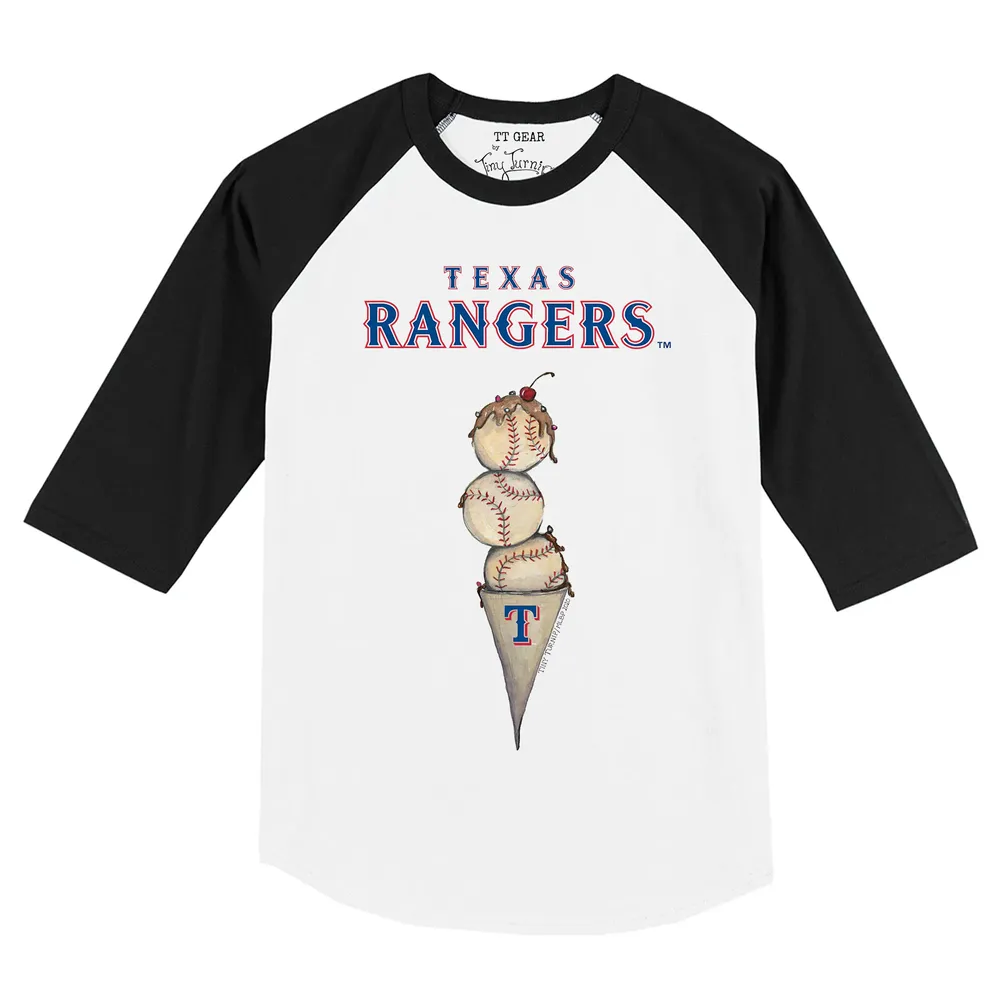 Lids Texas Rangers Tiny Turnip Youth Stacked T-Shirt - White