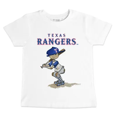 Texas Rangers Tiny Turnip Toddler Team Slugger T-Shirt - White