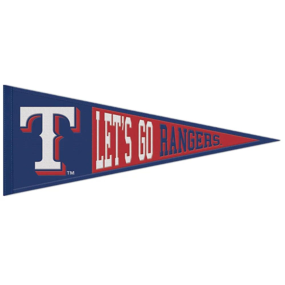 Fanion à slogan WinCraft Texas Rangers 13" x 32"